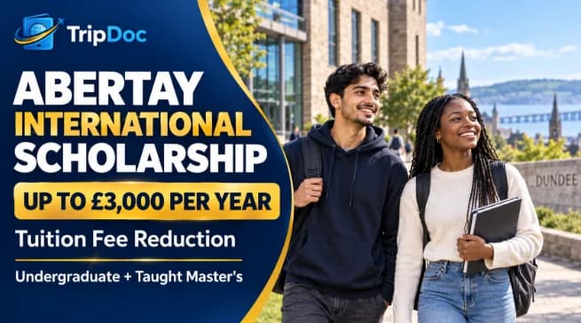 Abertay International Scholarship 2026/27β2027/28