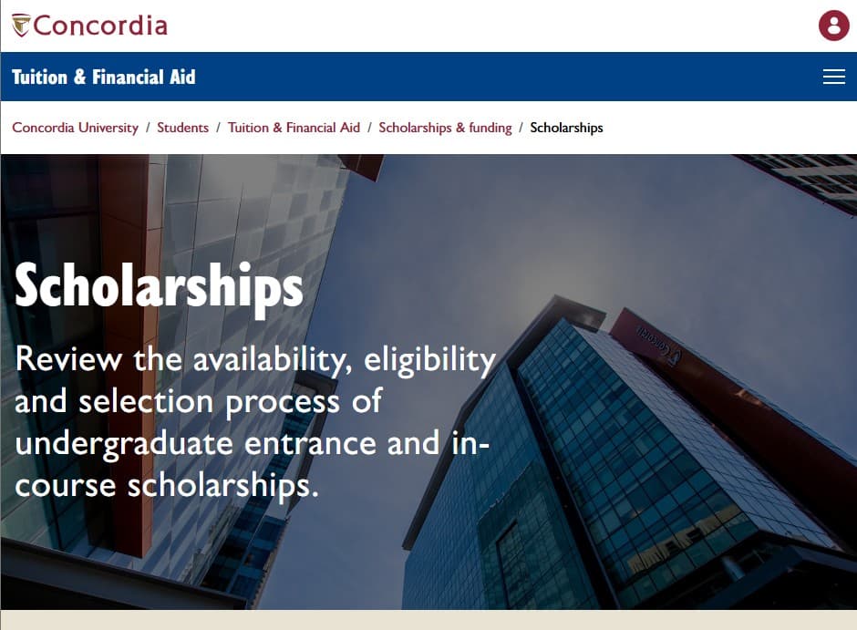 Concordia University Scholarships and Funding Guide 2026/2027