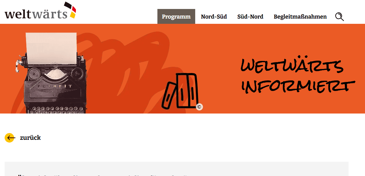 Volunteer in Germany with weltwärts South–North Programme