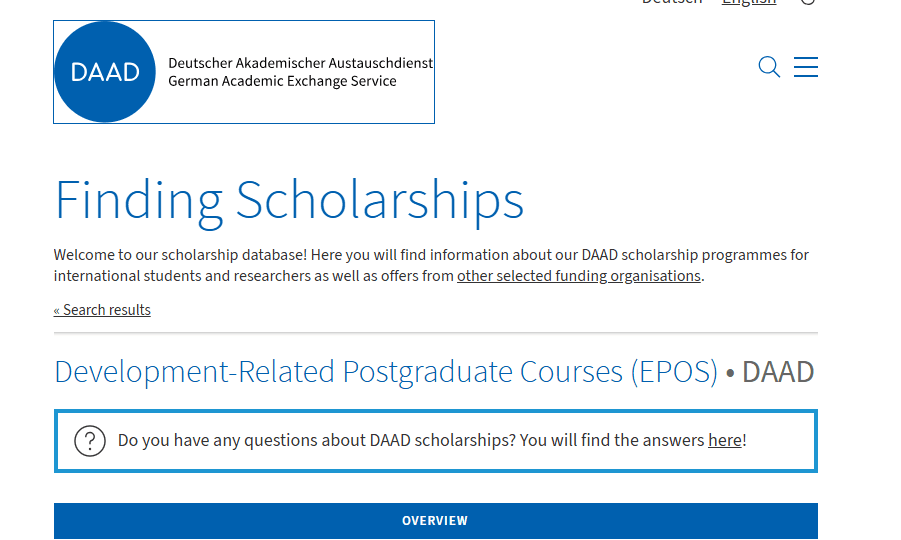 Germany DAAD Scholarship Alert — But Don’t Apply the Wrong Way