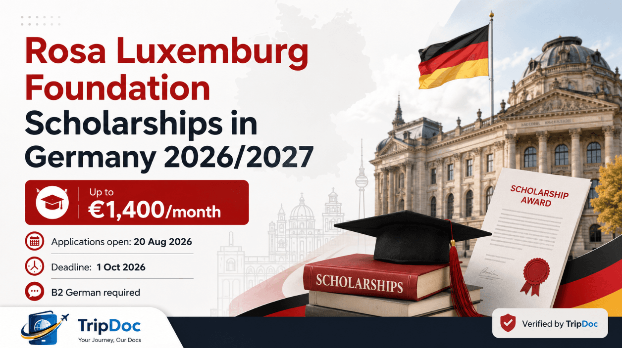 Rosa Luxemburg Foundation Scholarships in Germany 2026/2027