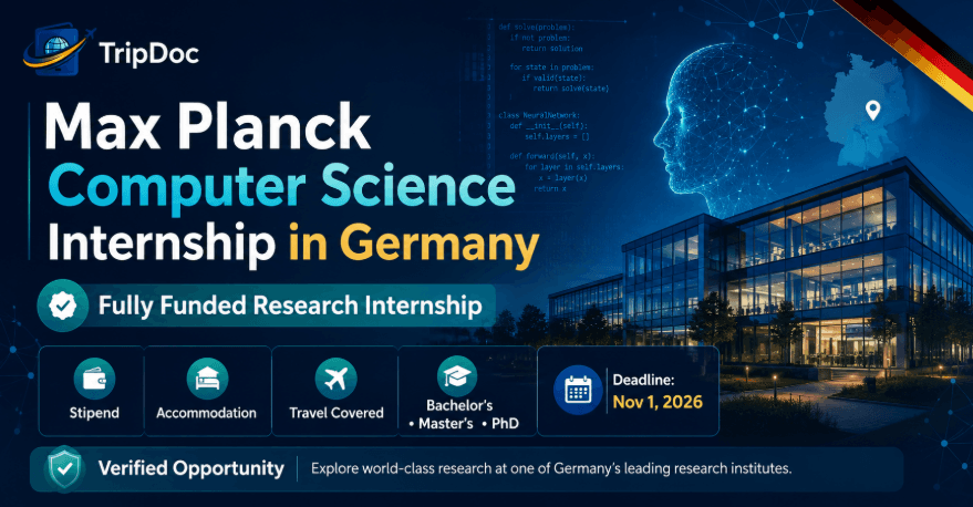 Max Planck Fully Funded Computer Science Research Internships in Germany