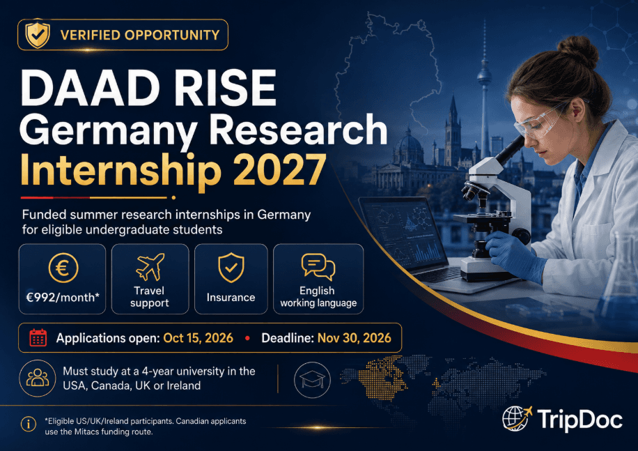 DAAD RISE Germany Research Internships 2027