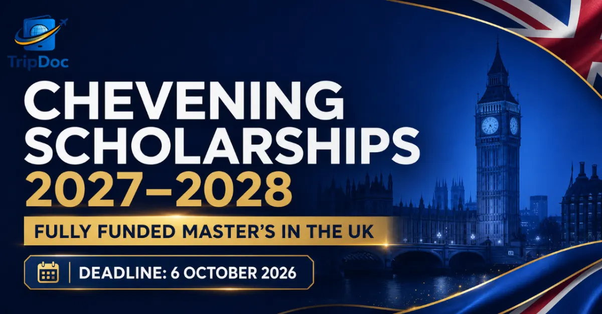 Chevening Scholarships 2027β2028: Fully Funded Masterβs Degrees in the UK