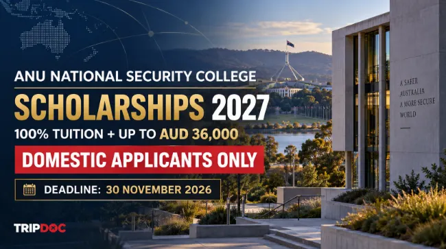 ANU National Security College Scholarships 2027