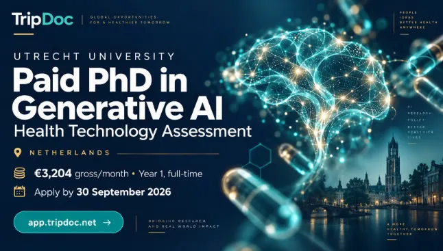 Utrecht University PhD in Generative AI and Health Technology Assessment 2026