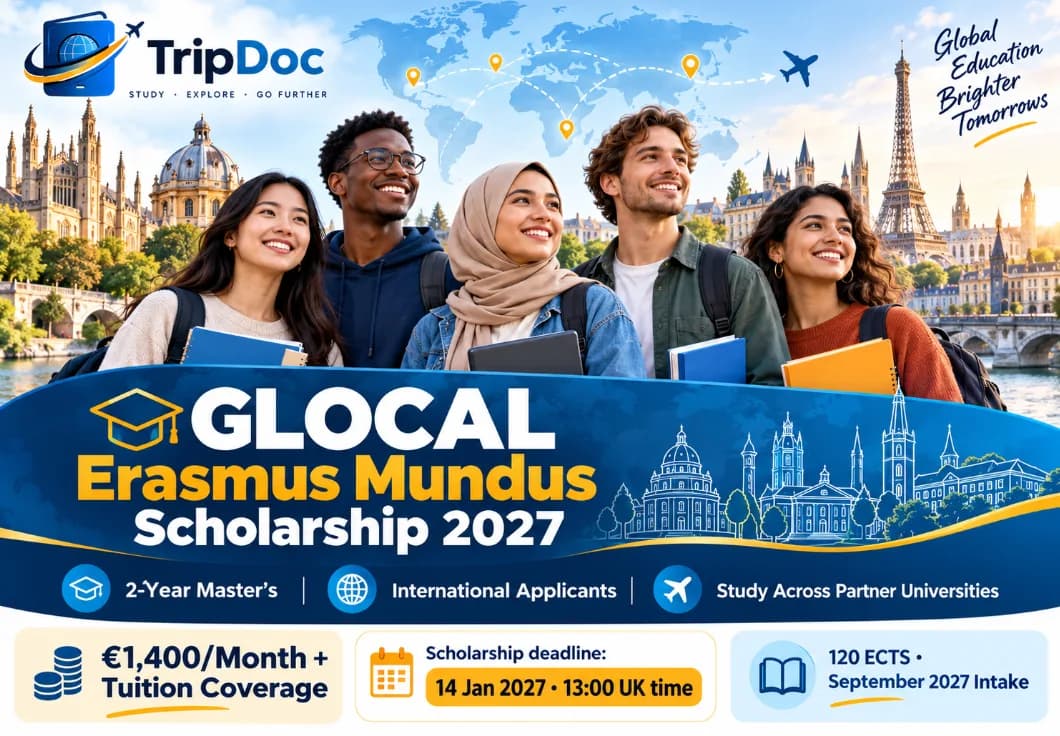 GLOCAL Erasmus Mundus Joint Master Scholarship 2027–2029
