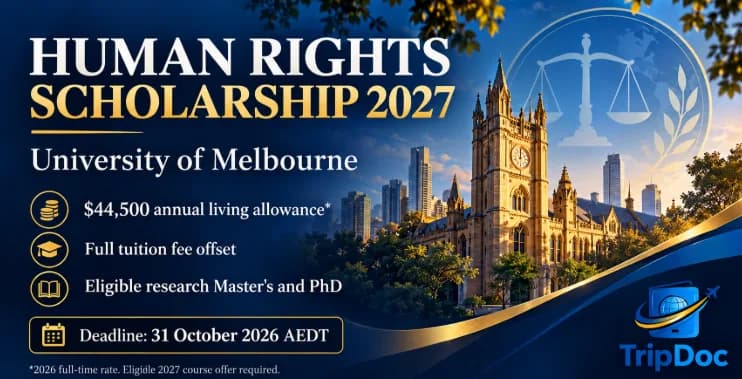 University of Melbourne Human Rights Scholarship 2027